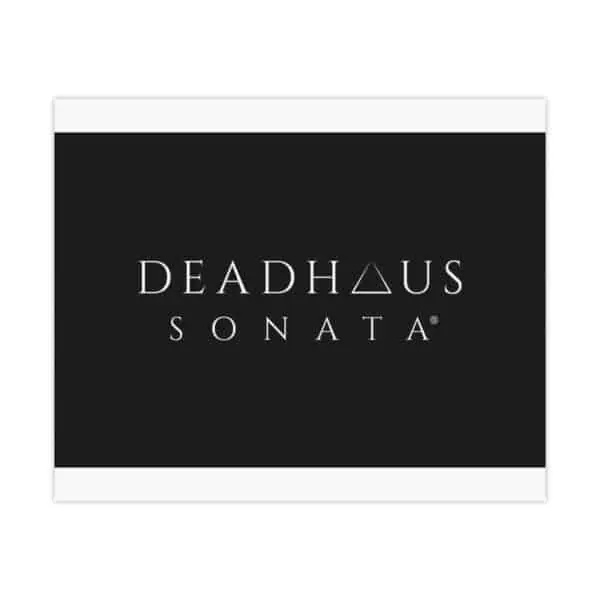 Deadhaus Sonata Official Wordmark Premium Matte Black Poster - Image 4