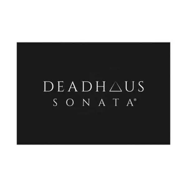 Deadhaus Sonata Official Wordmark Premium Matte Black Poster - Image 7