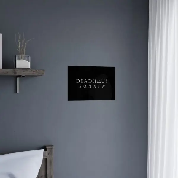 Deadhaus Sonata Official Wordmark Premium Matte Black Poster - Image 8