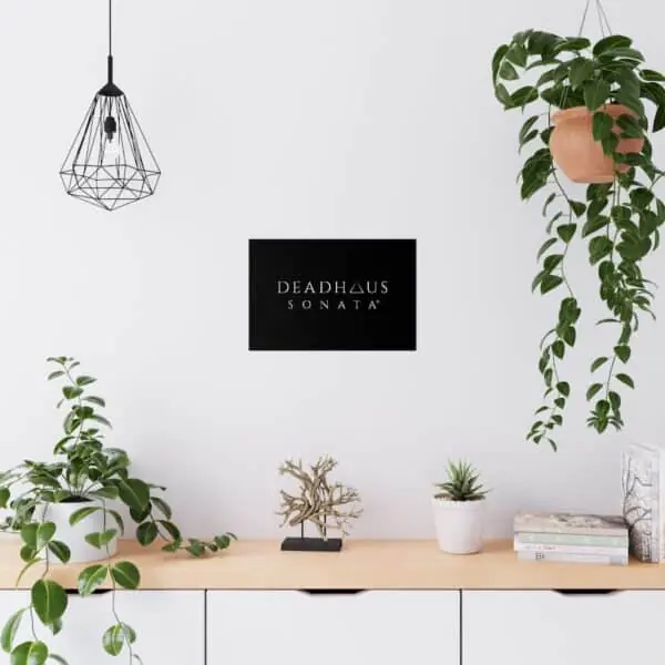 Deadhaus Sonata Official Wordmark Premium Matte Black Poster - Image 9