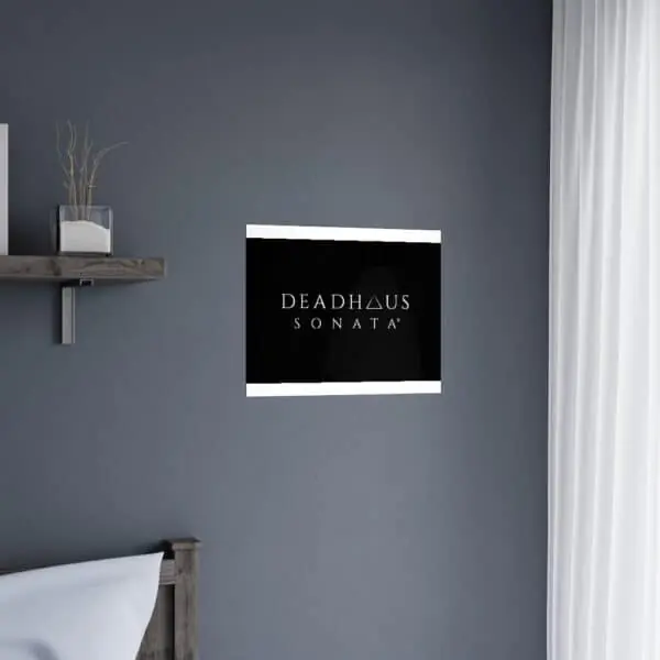 Deadhaus Sonata Official Wordmark Premium Matte Black Poster - Image 11