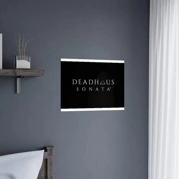 Deadhaus Sonata Official Wordmark Premium Matte Black Poster - Image 14