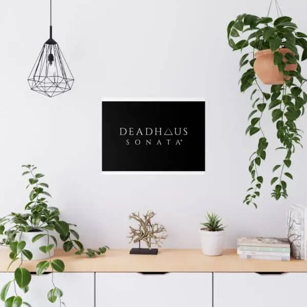 Deadhaus Sonata Official Wordmark Premium Matte Black Poster - Image 15