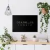 Deadhaus Sonata Official Wordmark Premium Matte Black Poster - Image 3