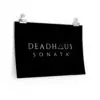 Deadhaus Sonata White Official Wordmark Premium Matte Horizontal Poster