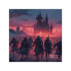 The Undead Square Vinyl Sticker