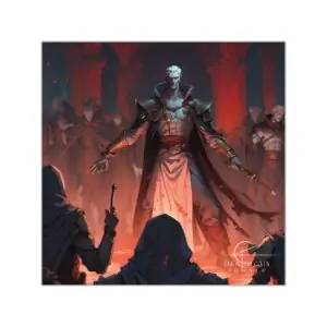The Vampires Parliament Square Vinyl Sticker